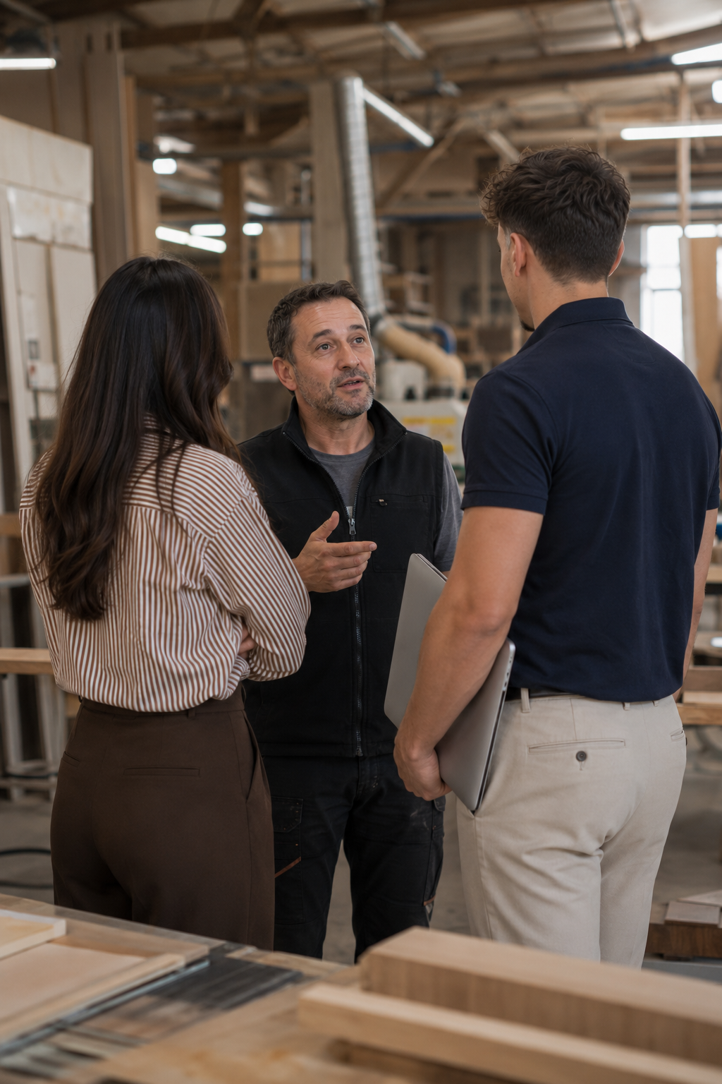 Discussion en atelier
